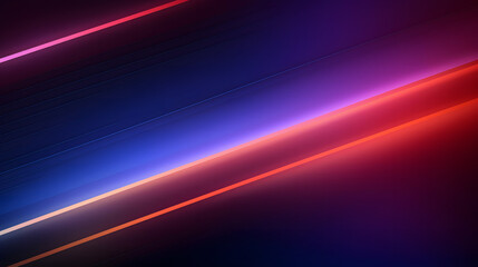 Naklejka premium Abstract Neon Light Streaks on Dark Background