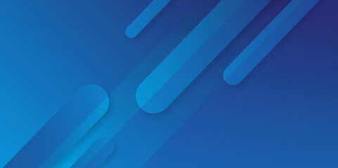 Gradient dynamic blue lines background. Modern abstract blue technology minimal vector design template background. Minimal background with arrows and copy space for text over and web banner design.