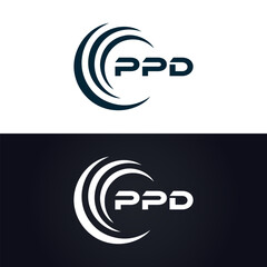 PPD logo. P P D design. White PPD letter. PPD, P P D letter logo design. P P D letter logo design in GOLD, GOLDEN LOGO, THREE, style. letter logo set in one artboard. P P D letter logo vector design.