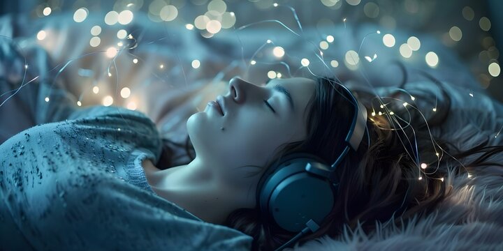 Research on the impact of healing sleep music on biological rhythms during sleep paralysis. Concept Sleep Paralysis, Healing Music, Biological Rhythms, Impact Study, Sleep Quality