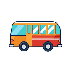 Bus icon vector for web and mobile app. bus sign and symbol. transport symbol