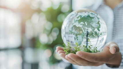 Professionals discussing climate balance strategies to reduce corporate carbon footprint