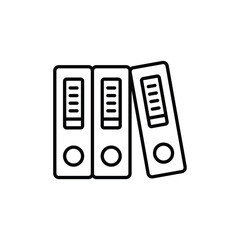 Archive icon design with white background stock illustration