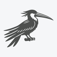 Obraz premium Majestic Tropicbird Silhouette, A Stunning Symbol of Tropical Elegance