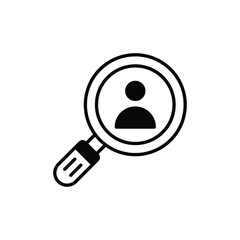 Search icon design with white background stock illustration