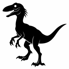 illustration of a running dinosaur