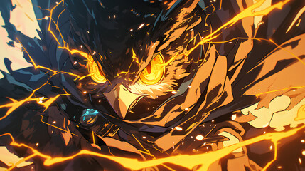 owl man with electric powers