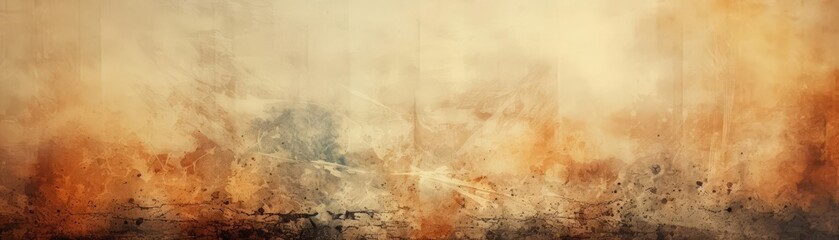 A vintage abstract illustration with sepia tones and grainy textures, giving the feel of an old photograph