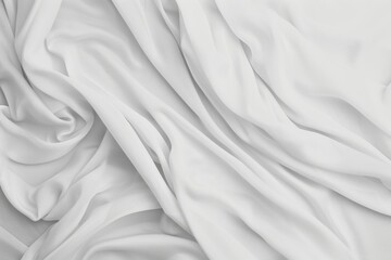 Obraz premium white fabric soft background copy space