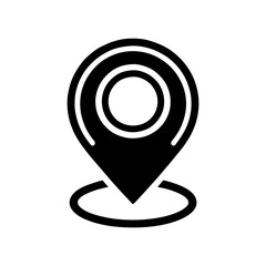 Minimalist Location Pin Icon