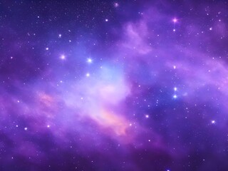 Fototapeta premium Starry Skies: Gradient Galaxy from Dark Navy to Soft Lavender