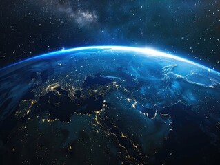 planet in space