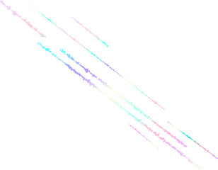 holographic abstract line art 