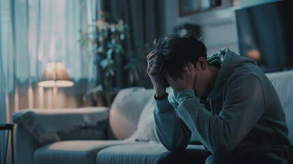 Echoes of Solitude: Capturing Moments of Melancholy : agony, crying, grieves, separation, pain, and sadness