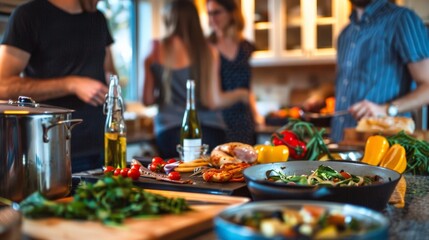 Embracing the joy of cooking for others, where the act of nourishment becomes an act of love.