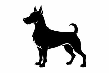 Bella dog black silhouette vector, Dogs and puppies in different breed, Bella, corgi, golden retriever, puppy, bulldog, retriever, 
