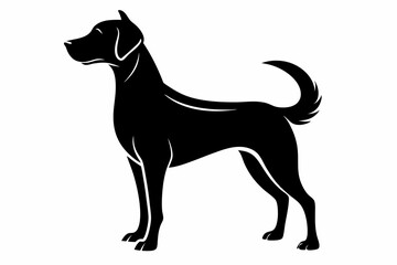 Bella dog black silhouette vector, Dogs and puppies in different breed, Bella, corgi, golden retriever, puppy, bulldog, retriever, 
