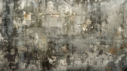 Obraz premium The aged worn wall shows paint streaks forming a gritty backdrop with a grimy texture