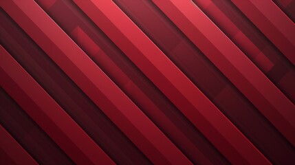 A bold, red diagonal-striped textured background conveys a sense of dynamic movement and modern design.