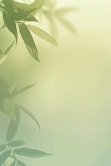 Fototapeta premium Abstract Green Leaves and Shadows