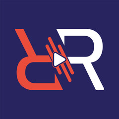 RR double r initials logo