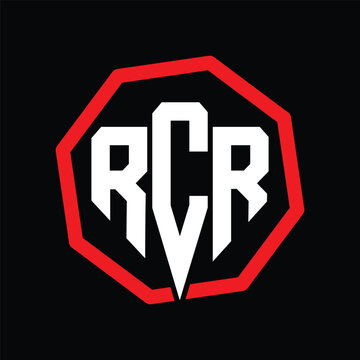 RCR initials round shield logo
