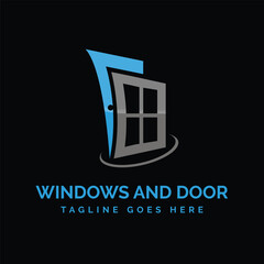 windows and door installation logo