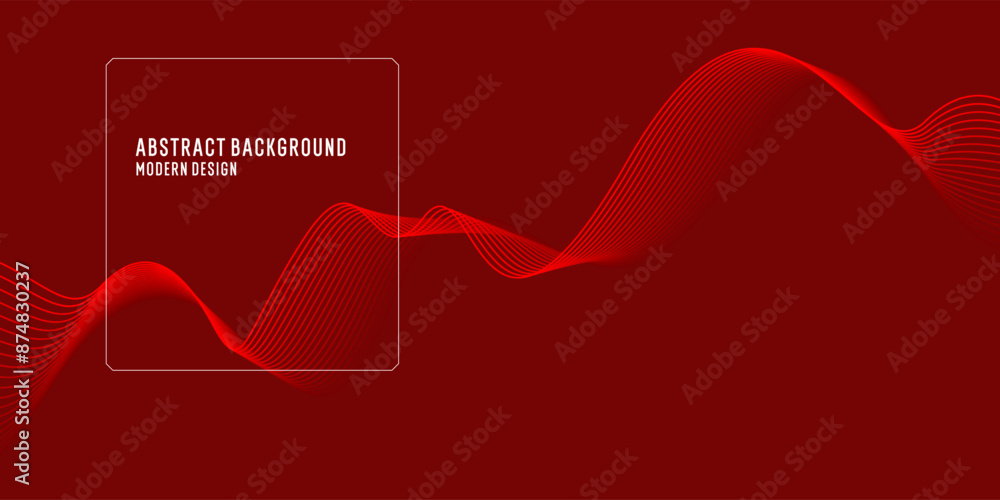 Poster wavy, wriggling lines on a background. abstract background with amorphous shapes. a template for pla