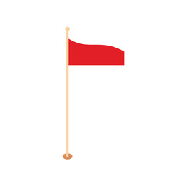 Indonesia flag decoration element vector icon 