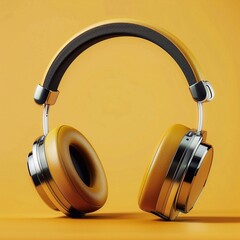 headphones for use in advertising on isolated background.