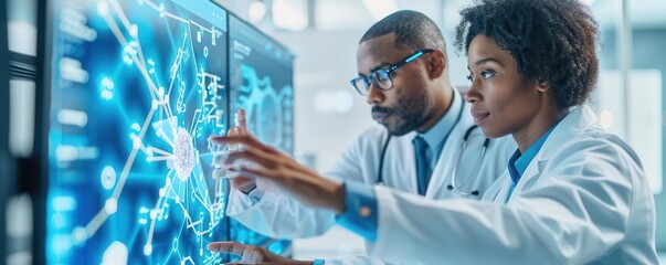 Researchers analyzing big data for public health insights, Innovation, Public Health Research