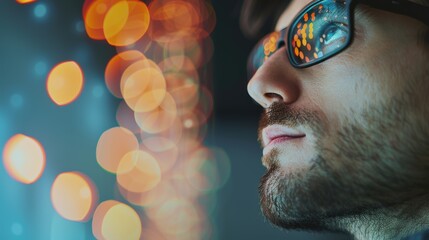 A cybersecurity analyst reviewing firewall logs and network traffic patterns to detect potential intrusions and prevent cyber threats in real-time.