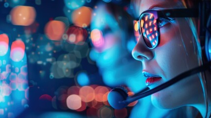 A network security operations center (SOC) with analysts monitoring real-time threats and responding swiftly to potential cyber attacks.