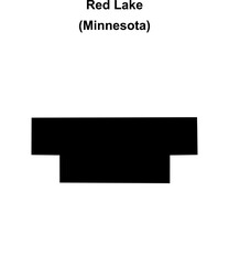 Red Lake County (Minnesota) blank outline map