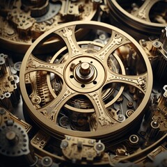 old clock mechanism