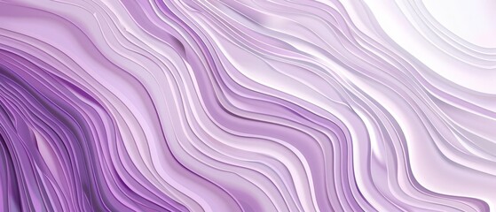 Obraz premium Lavender jade wave pattern minimal vector illustra 120
