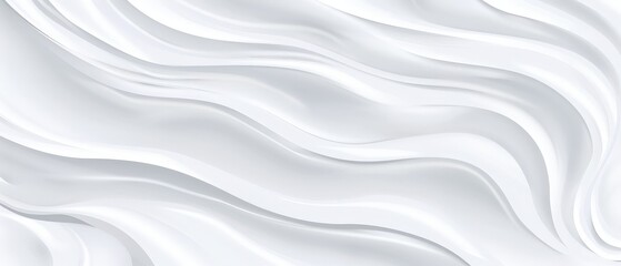 Naklejka premium White pearl wave pattern minimal vector illustrati 009