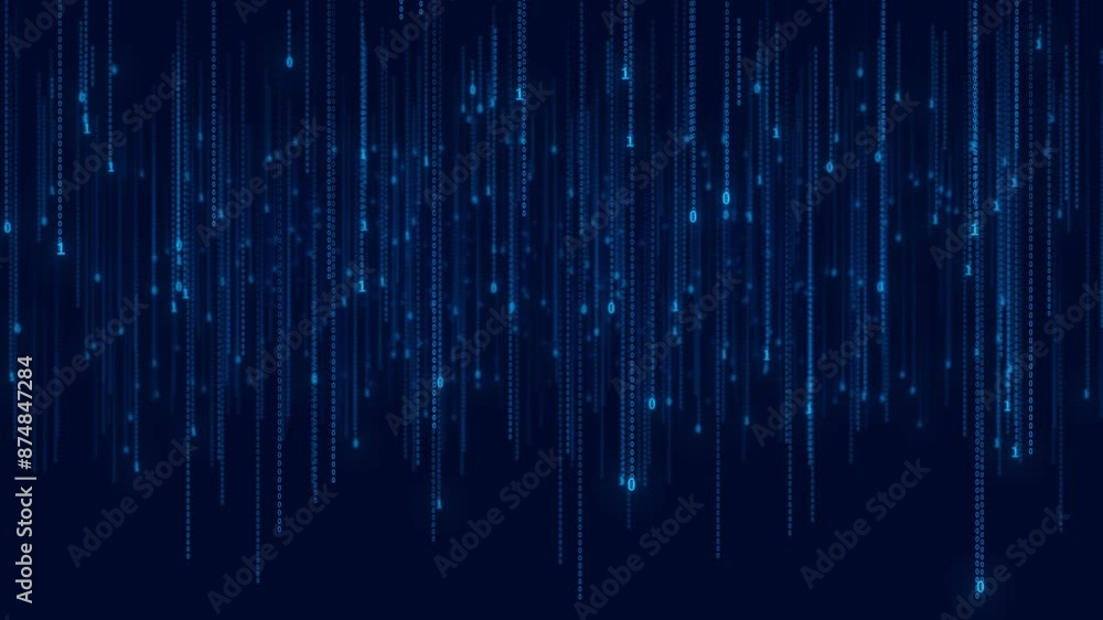 Aufkleber cyberspace digital elements sci-fi tunnel lines nodes technology artificial intelligence background.