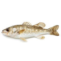 Fototapeta premium Freshwater Fish Isolated on a White Background