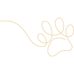 Monoline Cat Paw