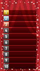 ランキング10位まで縦