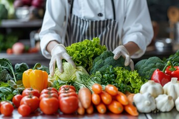 Nutritionist explaining the importance of food safety to clients, food safety, public health