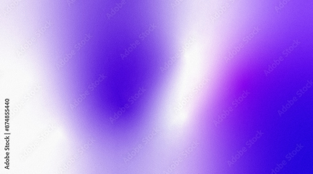 Wall mural purple gradient background with abstract shapes and noise effect for backdrop cover postcard design