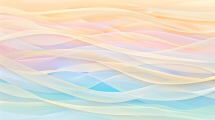 Obraz premium Abstract Pastel Waves