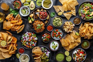 Mexican Food Spread