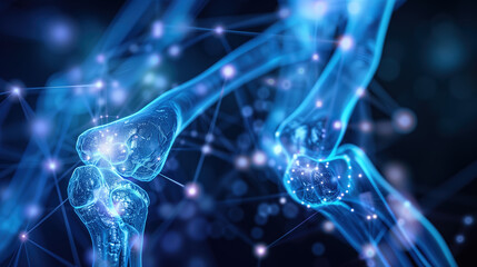 Enhancing Joint Flexibility and Cartilage Strength with Glucosamine, Innovative Hologram Display