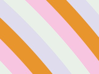 Colorful striped background with orange, pink, and blue stripes