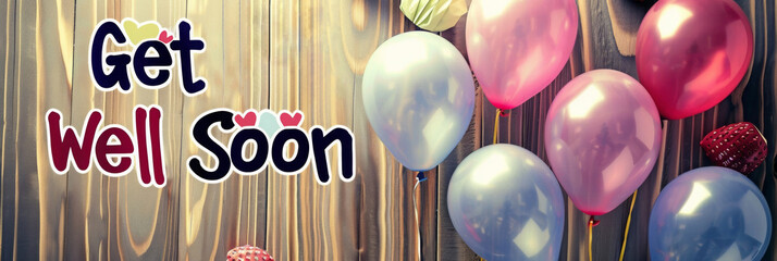 Get well soon greeting card