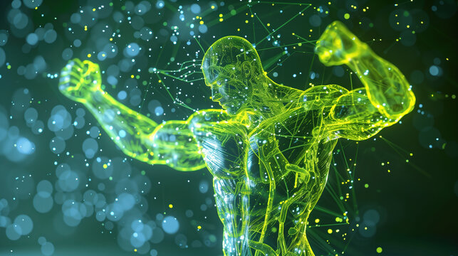 Tribulus Terrestris Muscle Performance Enhancement with Hologram Display