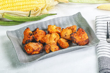Indian cuisine - Fish Tikka barbecue
